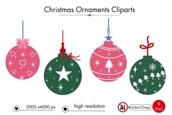 Christmas Ornament Clipart 8 PNG Review