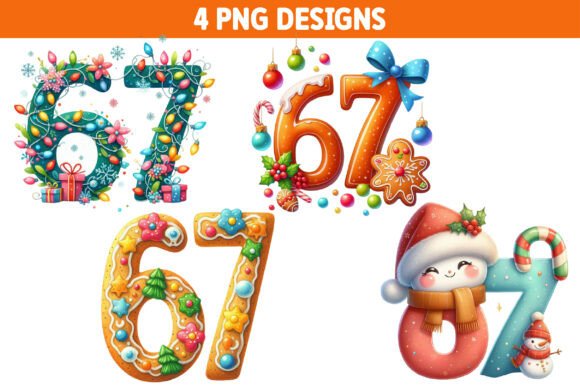 Funny 67 Christmas Clipart & Illustrations