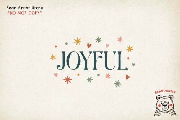 Joyful Christmas Stars: Illustrations for Design