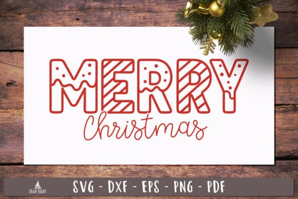Merry Christmas SVG Lettering: Illustrations Review