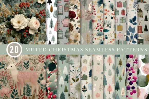 Muted Christmas Seamless Patterns: A Designer’s Review
