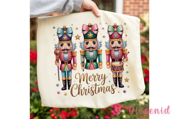 Nutcracker Christmas Glitter PNG Clipart & Illustrations