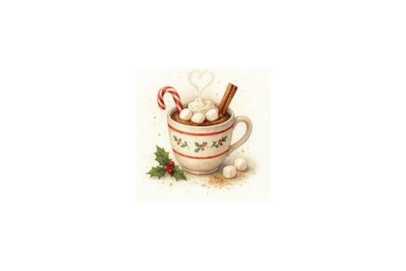 Reviewing Christmas Xmas_hot_chocolate_6 PNG File Illustrations