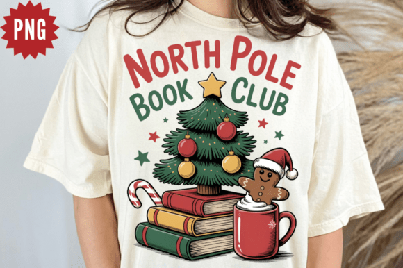 Reviewing North Pole Book Club PNG Illustrations
