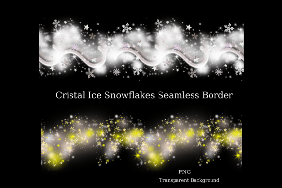 Winter Christmas Decoration Border Illustrations