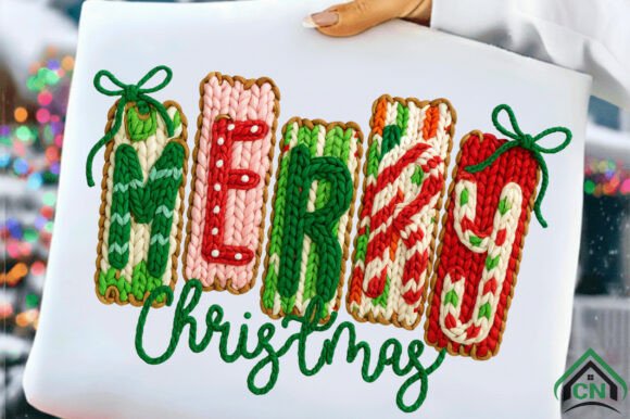 Yarn Crochet Coquette Christmas Illustrations